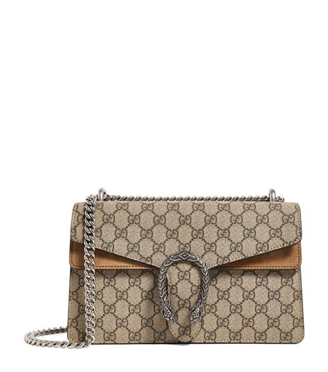 gucci super mini dionysus leather shoulder bag - black|Gucci dionysus crocodile.